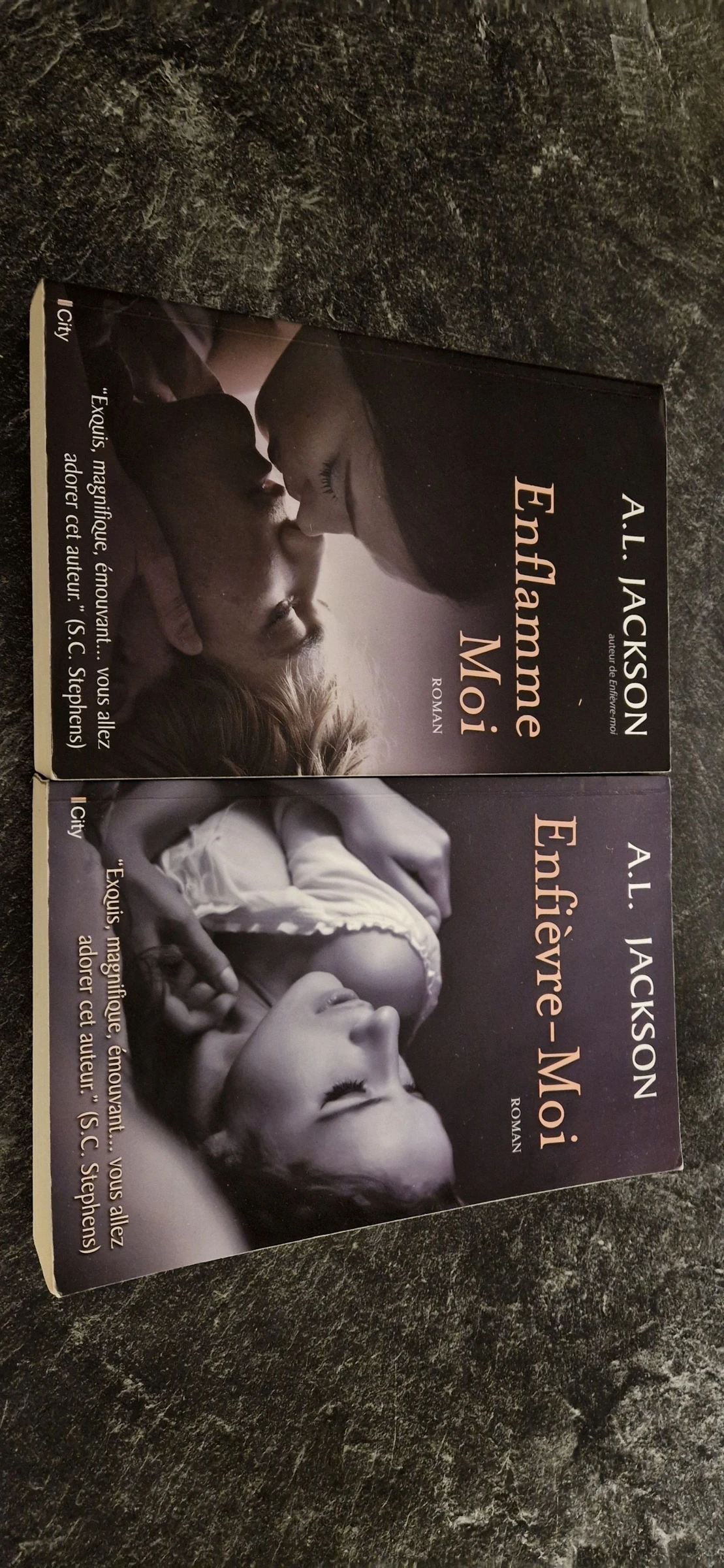 Lot de 2 tomes Enflamme-moi 